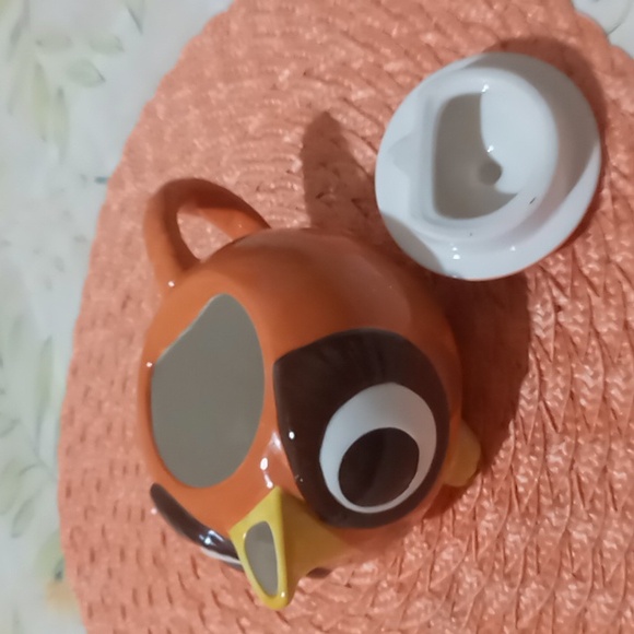 CERAMIC MESA OWL DECORATIVE TEAPOT - Picture 2 of 10